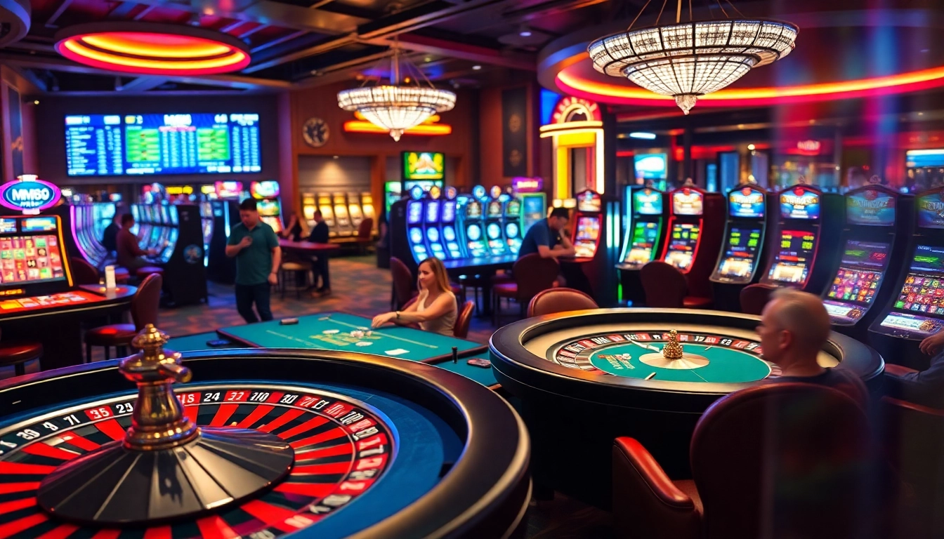 Experience the thrill of gambling at MM88 with vibrant casino games including poker and roulette.
